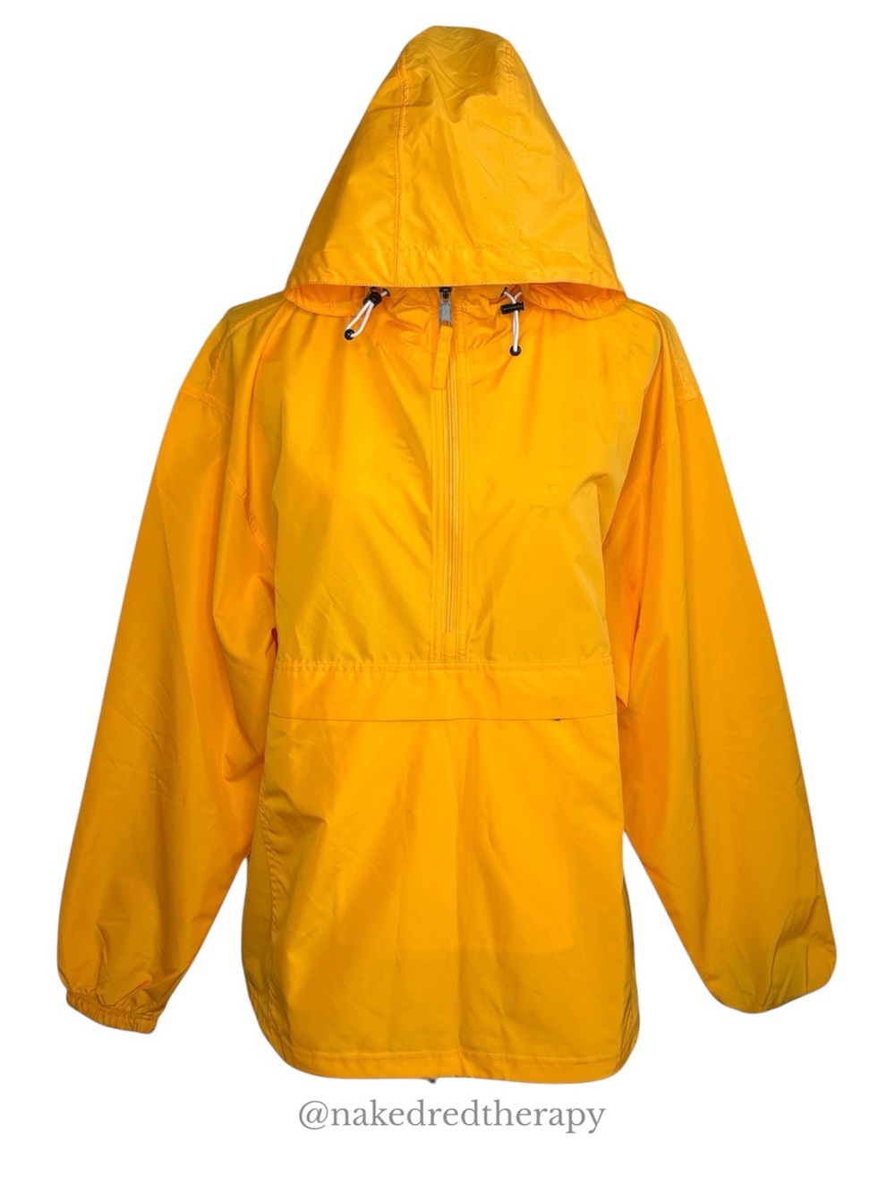 Champion Packable Anorak 1/4 Zip Hooded Yellow Jacket | Men Sizes M/L/XL